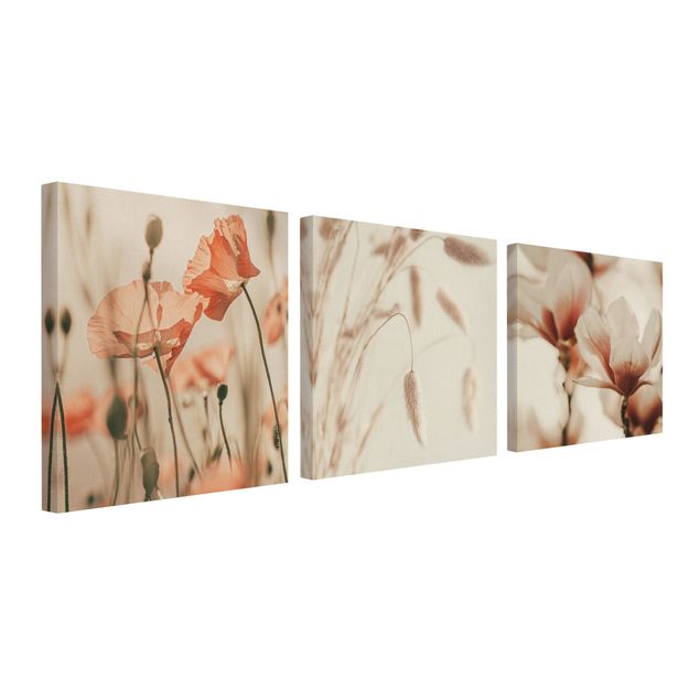 Print on canvas - Flowers In A Summer's Wind