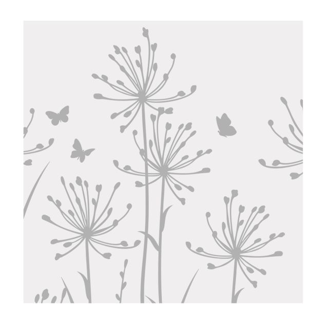 Window film - Flower Meadow With Butterflies II
