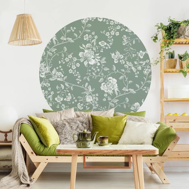 Wallpapers Flower Tendrils On Green