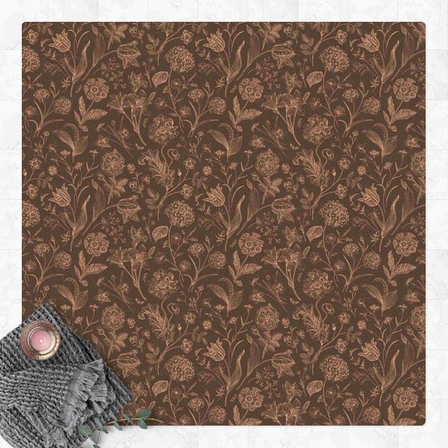 contemporary rugs Flower Dance On Gray