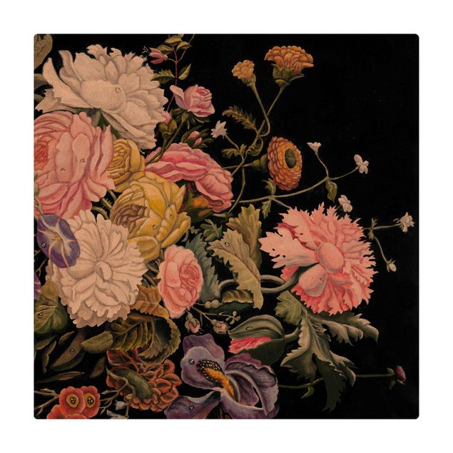 Cork mat - Flower Dream Bouquet - Square 1:1
