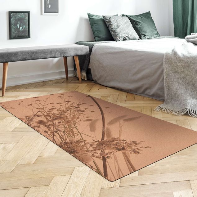 modern area rugs Bouquet Of Ornamental Grass And Flowers