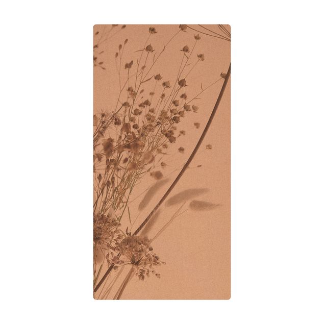 nature mats Bouquet Of Ornamental Grass And Flowers