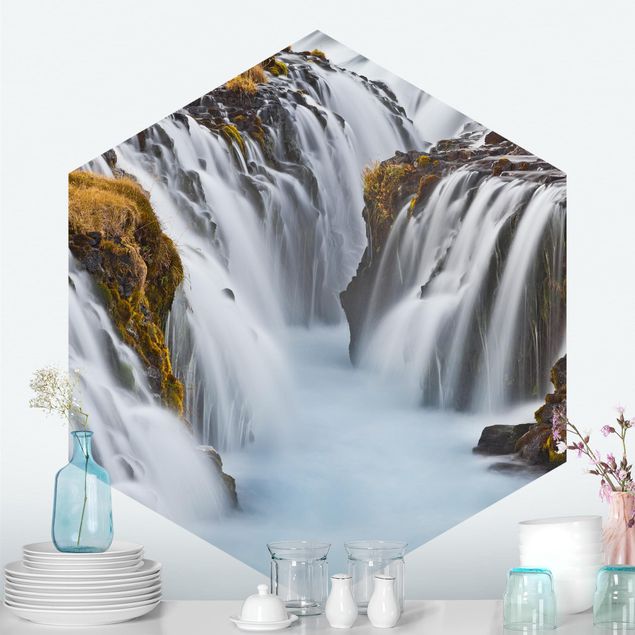 Wallpapers Brúarfoss Waterfall In Iceland