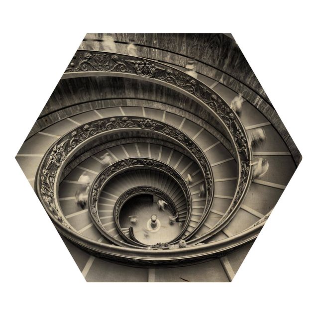 Wooden hexagon - Bramante Staircase