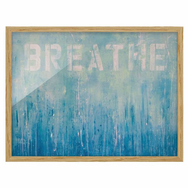 Framed poster|Breathe Street Art