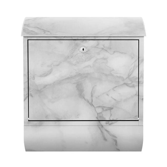 Letterbox - Marble Look Black And White