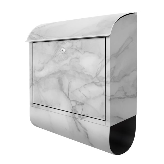 Letterbox - Marble Look Black And White