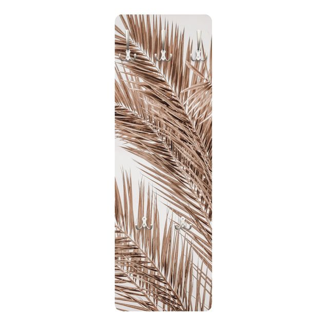 Coat rack modern - Bronze Coloured Palm Fronds