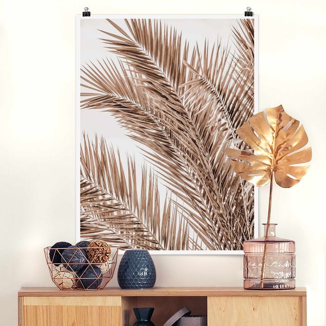 Poster - Bronze Coloured Palm Fronds