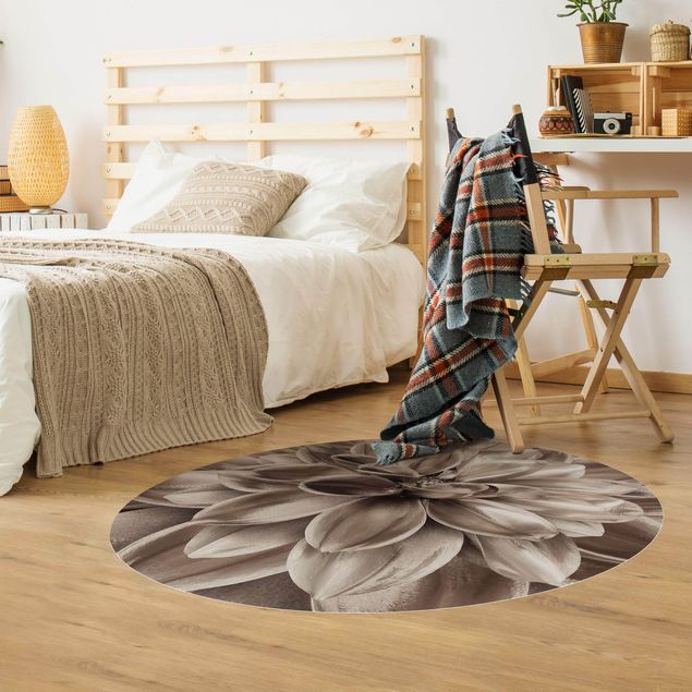 contemporary rugs Bronze Dahlia Dream