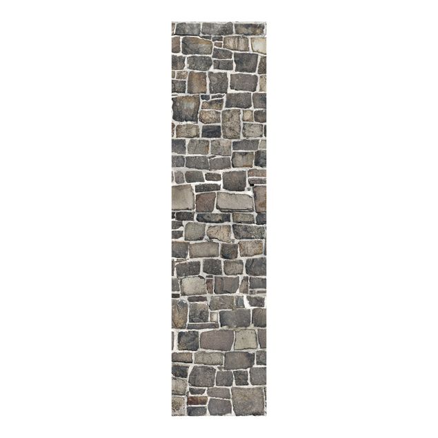 Sliding panel curtains set - Quarry Stone Wallpaper Natural Stone Wall