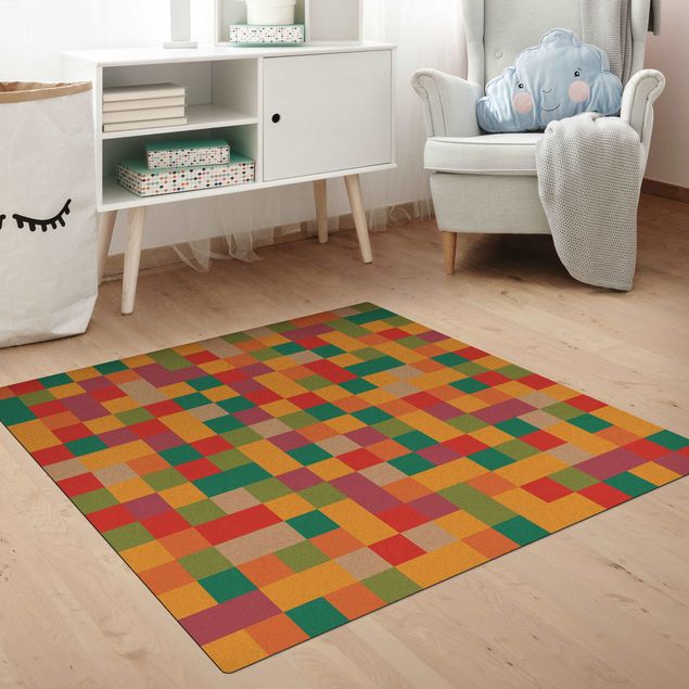 Colourful rugs Colourful Mosaic Circus