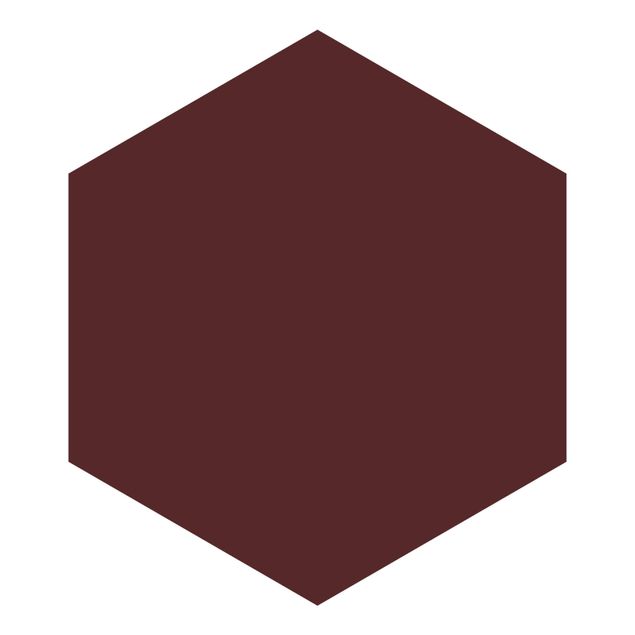 Self-adhesive hexagonal pattern wallpaper - Burgundy
