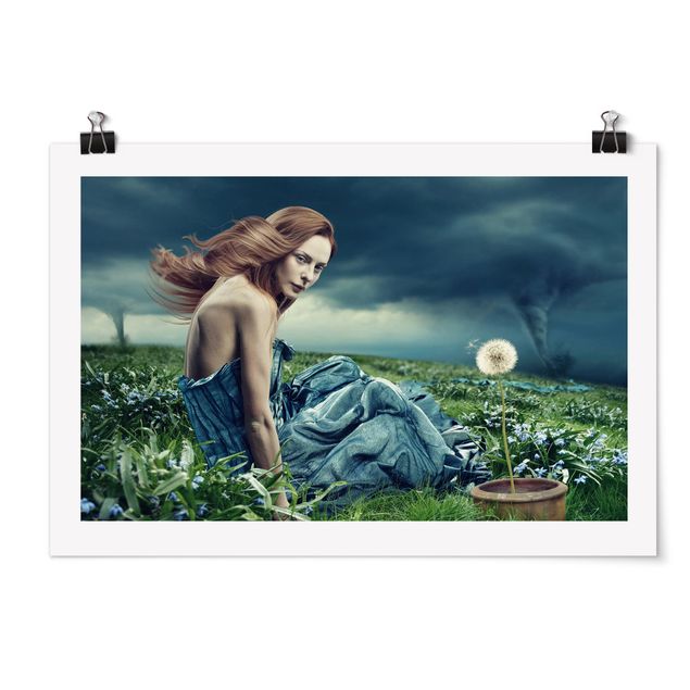 Poster - Woman In Storm
