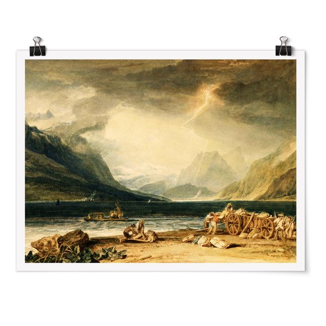 Poster - William Turner - The Lake of Thun, Switzerland