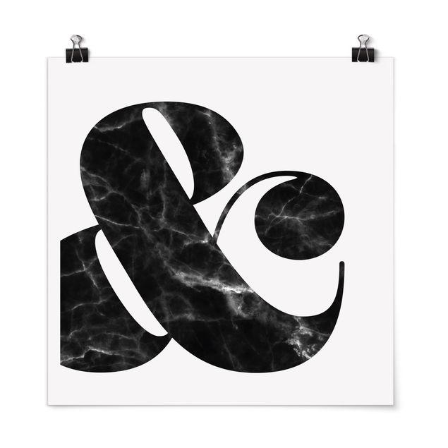 Poster - Ampersand Marble