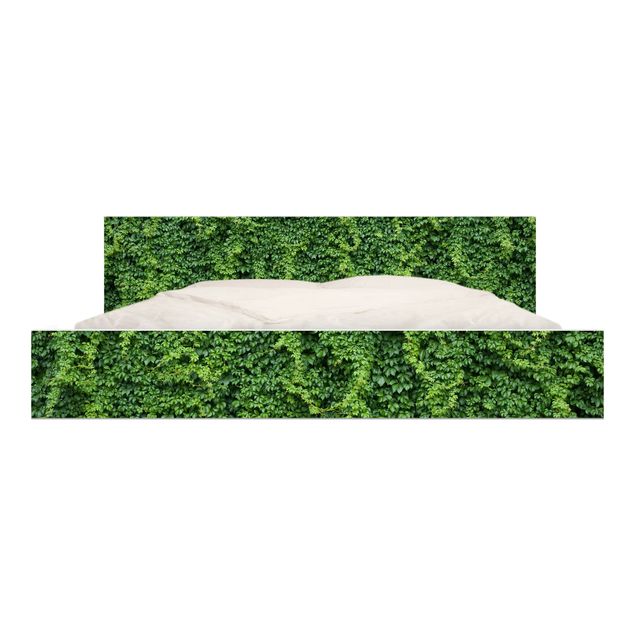 Adhesive film for furniture IKEA - Malm bed 180x200cm - Ivy