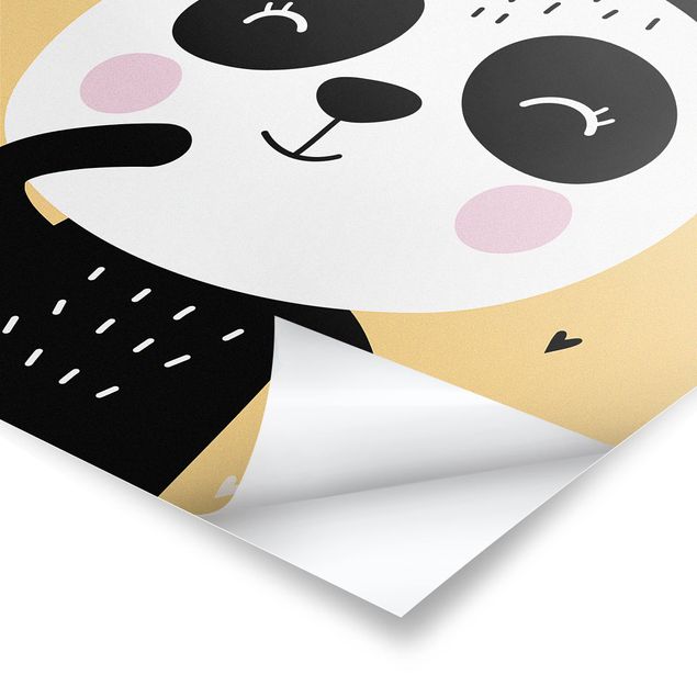 Poster kids room - The Happiest Panda
