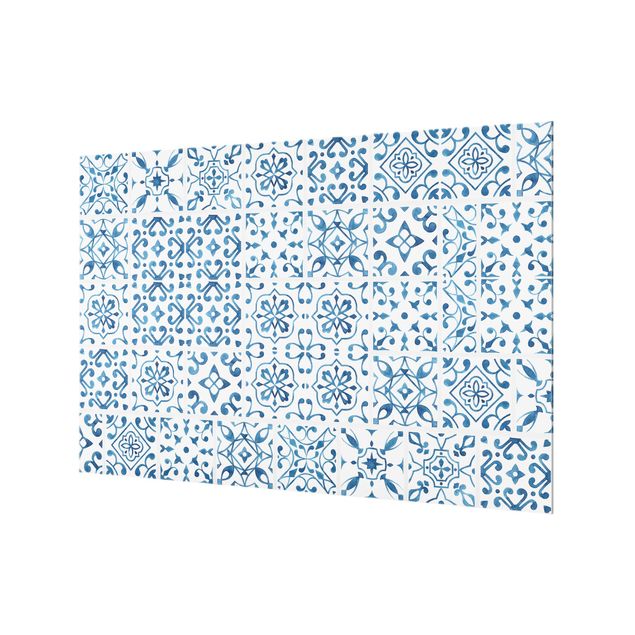 Splashback - Tile Pattern Blue White