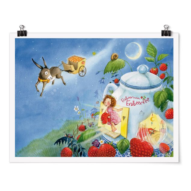 Poster - Little Strawberry Strawberry Fairy - Donkey Casimir