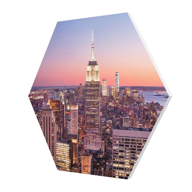 Forex hexagon - Sunset Manhattan New York City