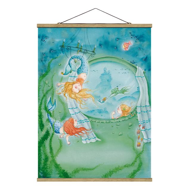 Fabric print with poster hangers - Matilda Is An Acrobat