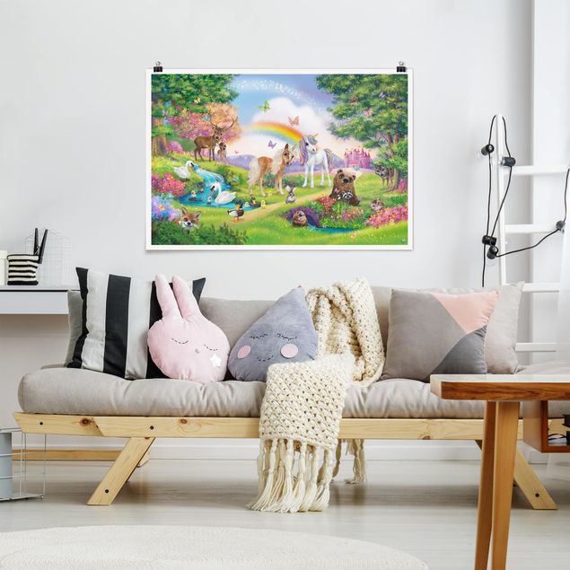 Poster - Animal Club International - Magical Forest With Unicorn