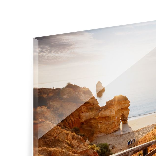 Glass Splashback - Paradise Beach In Portugal - Landscape format 3:2