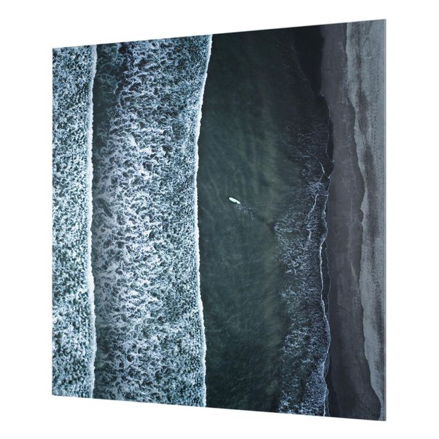 Glass Splashback - Aerial View - The Challenger - Square 1:1