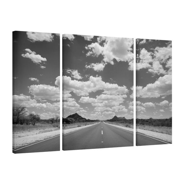 Print on canvas 3 parts - Route 66 II