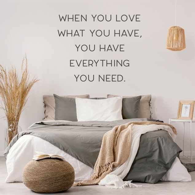 Wall sticker - Everything You Need