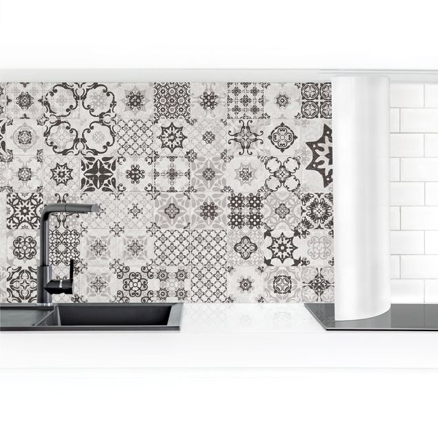 Kitchen splashbacks Ceramic Tiles Agadir Grey