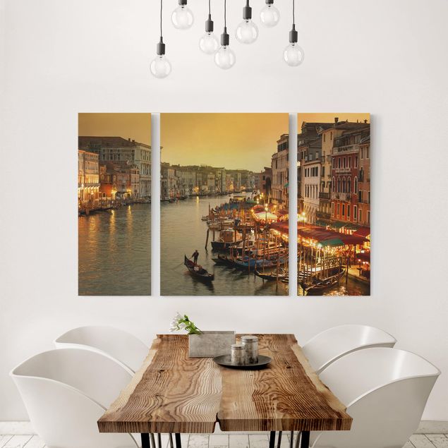 Print on canvas 3 parts - Grand Canal Of Venice