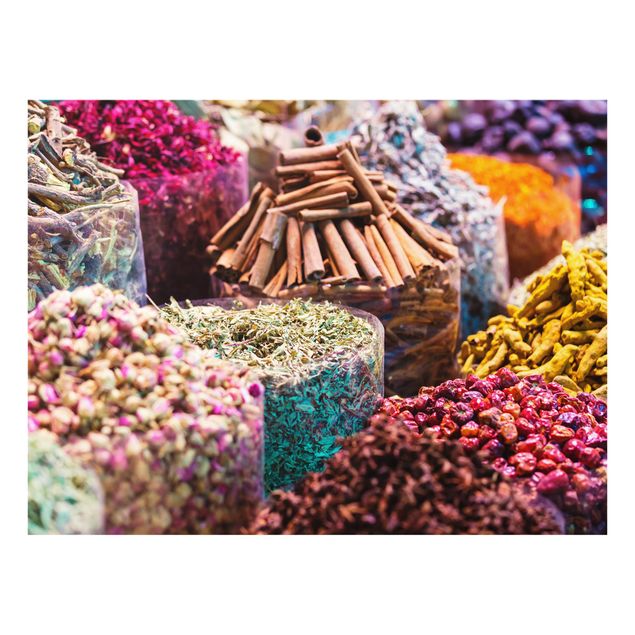 Glass Splashback - Colourful Spices - Landscape format 4:3