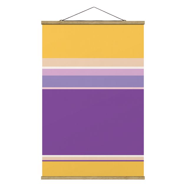 Fabric print with poster hangers - Film Poster Rapunzel