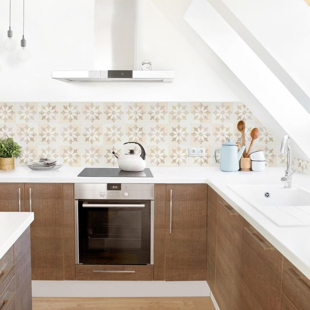 Kitchen splashback tiles Geometrical Tiles - Matera