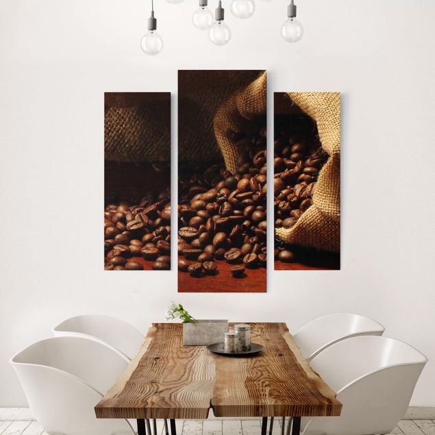 Print on canvas 3 parts - Dulcet Coffee