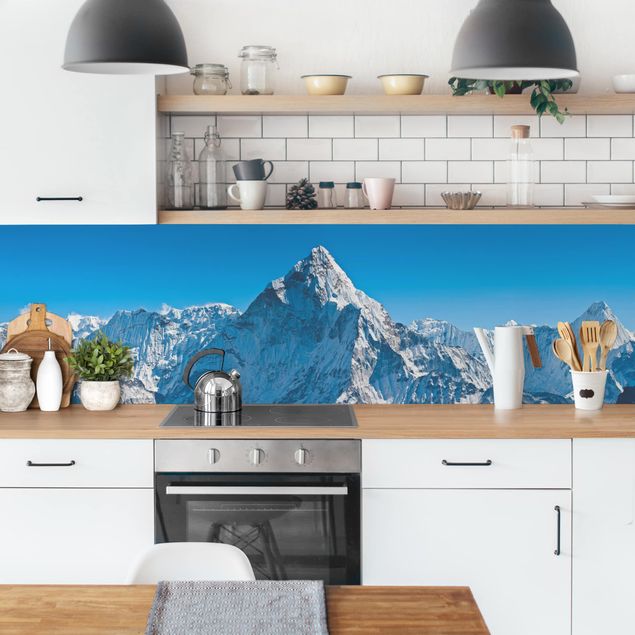 Kitchen wall cladding - The Himalayas