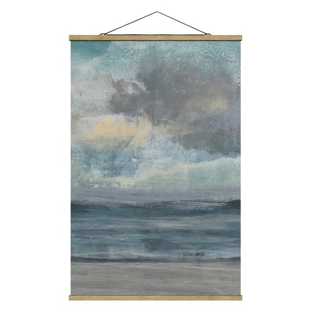 Fabric print with poster hangers - Beach Entrance I