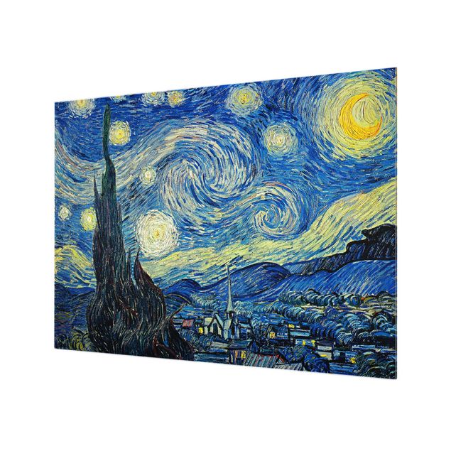 Glass Splashback - Vincent van Gogh - Starry Night - Landscape 3:4