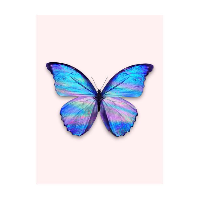 Dining room rugs Holographic Butterfly