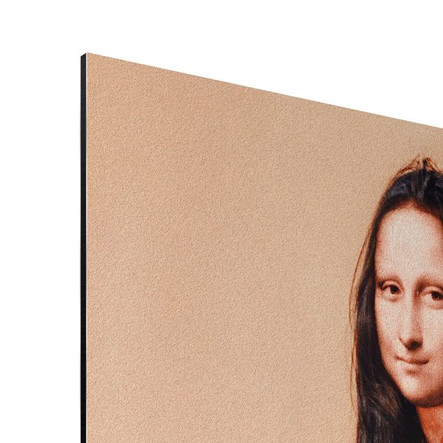 Print on aluminium - Retro Mona Lisa