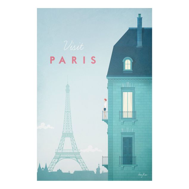 Print on forex - Travel Poster - Paris