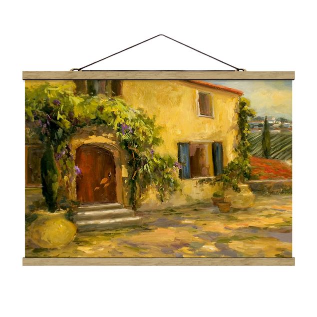 Fabric print with poster hangers - Scenic Italy V