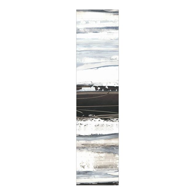 Sliding panel curtains set - Icy Horizon II