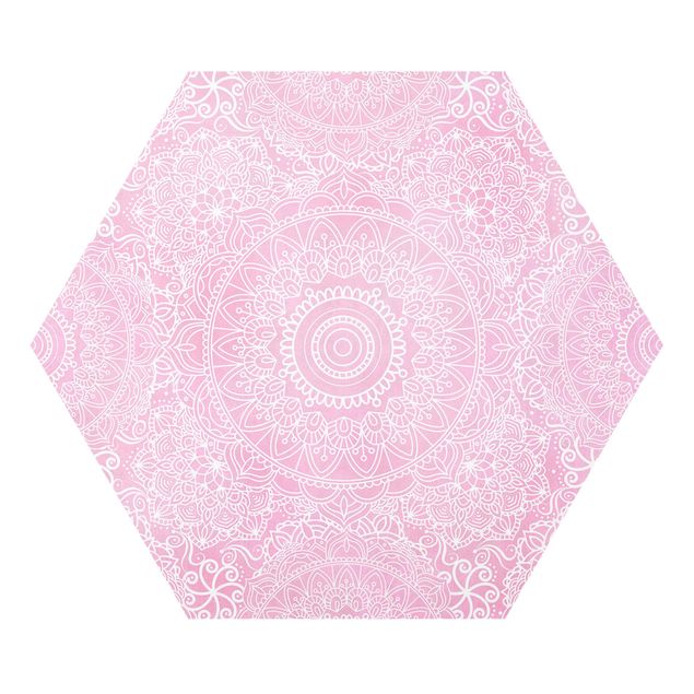 Hexagon Picture Forex - Pattern Mandala Pink