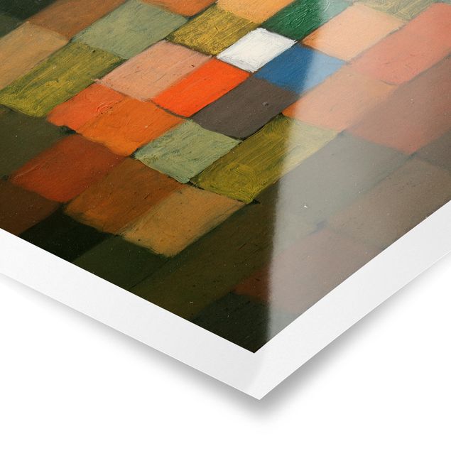 Poster art print - Paul Klee - Static-Dynamic Increase