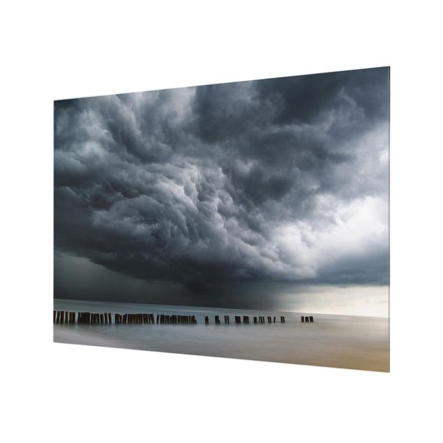 Glass Splashback - Storm Clouds Over The Baltic Sea - Landscape 3:4