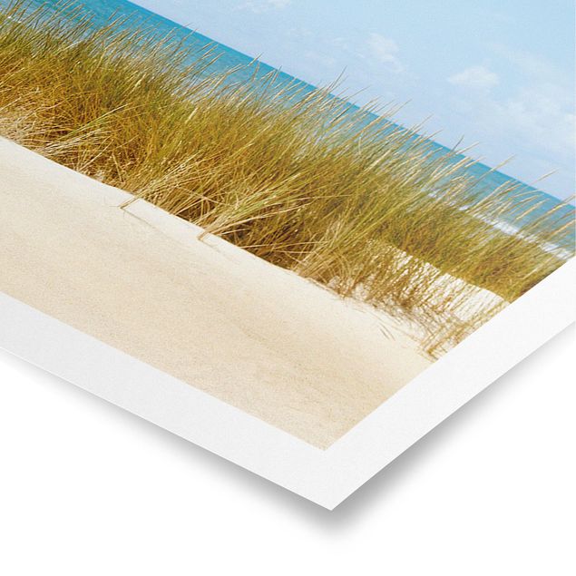 Panoramic poster beach - Beach On The North Sea